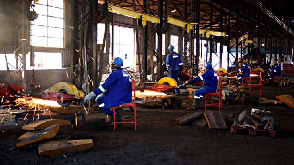 Steel Foundry Nimr and Chapman Bulawayo